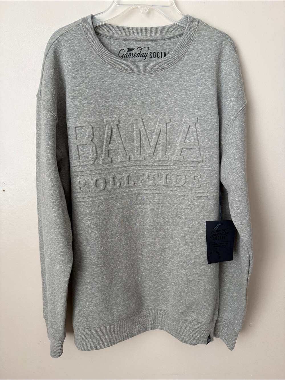 NWT Gameday social Ala”BAMA” Roll Tide Sweatshirt Size small